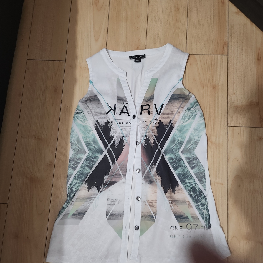 KARV Graphic Sleeveless Top